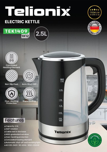 کتری برقی تلیونیکس مدل TEK1409
