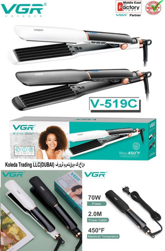 اتو موی حرفهای (Professional Hair Crimper) از برند VGR (Voyager) با مدل V-519C